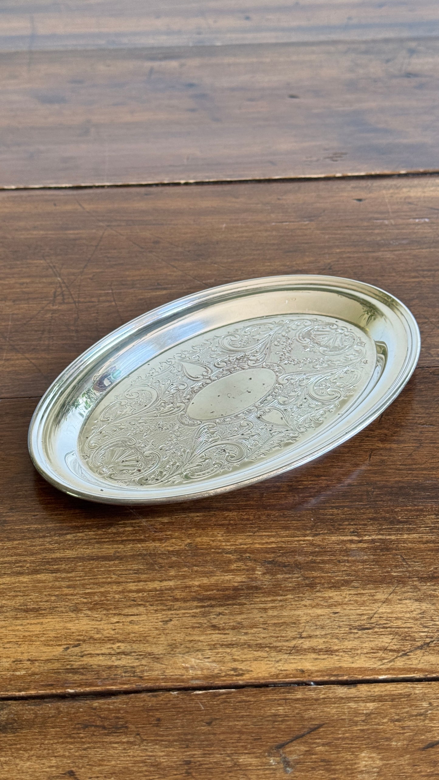 Small Oval Silver Trinket Dish - Silverware Products