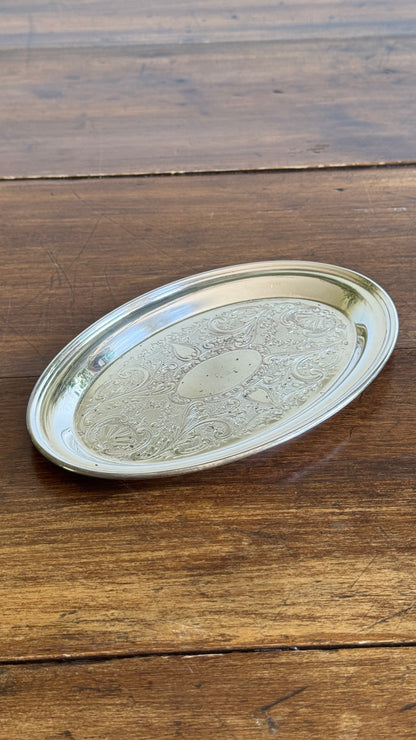 Small Oval Silver Trinket Dish - Silverware Products