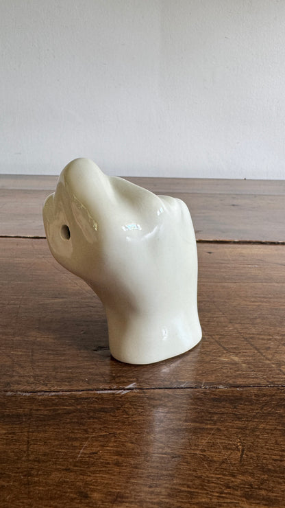 Ceramic Hand Holder - Single Stem Flower Holder