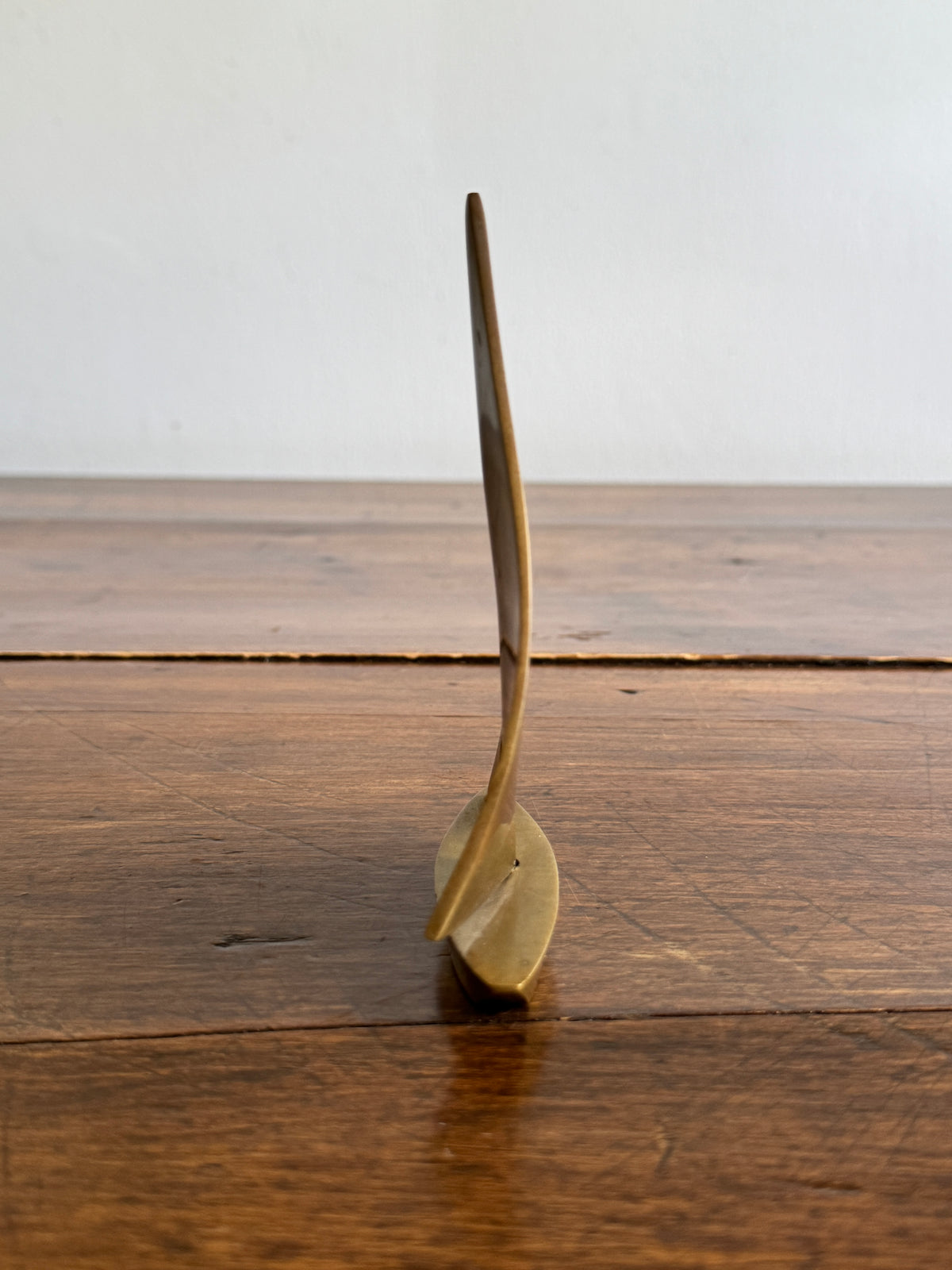 Vintage Small Brass Sailboat - Made in Taiwan