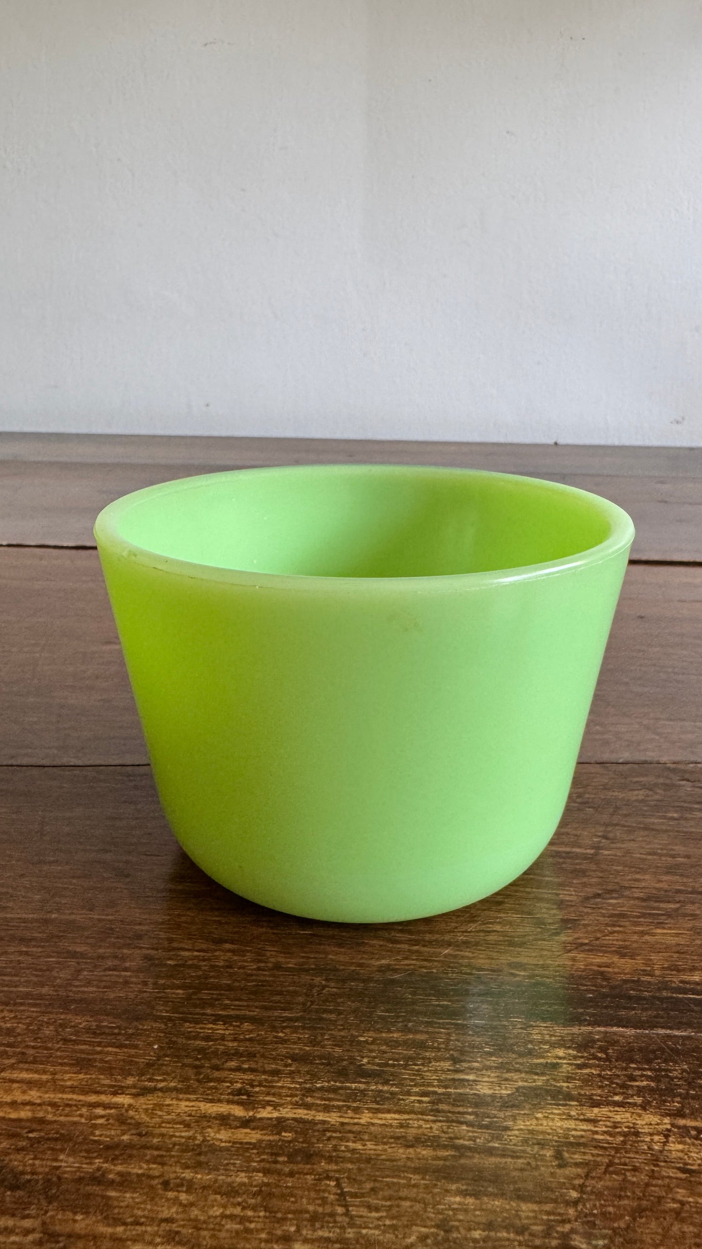 Vintage Jadeite Green Glass Dish by McKee - Glows