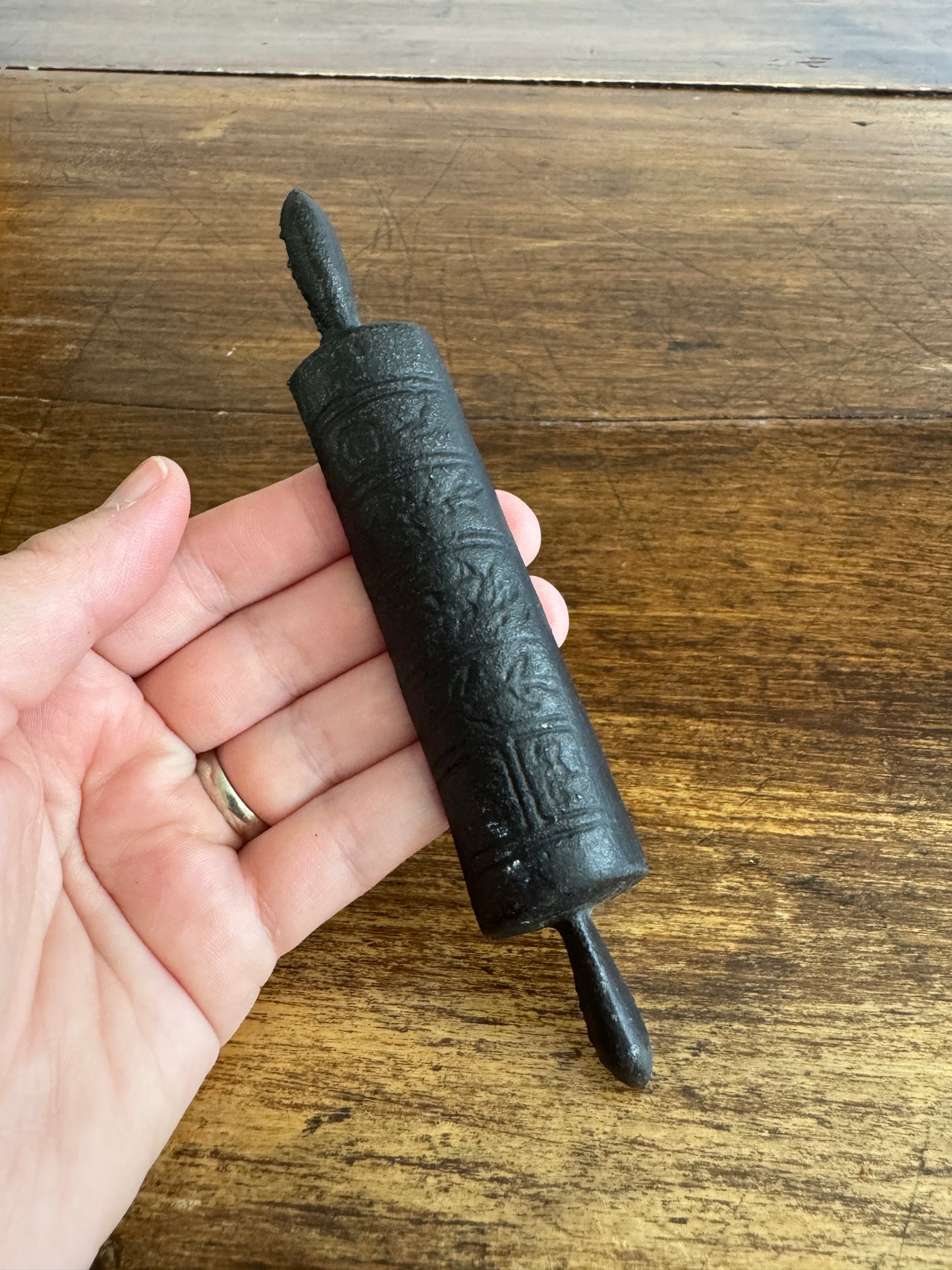 Mini Metal Rolling Pin Wall Hanging
