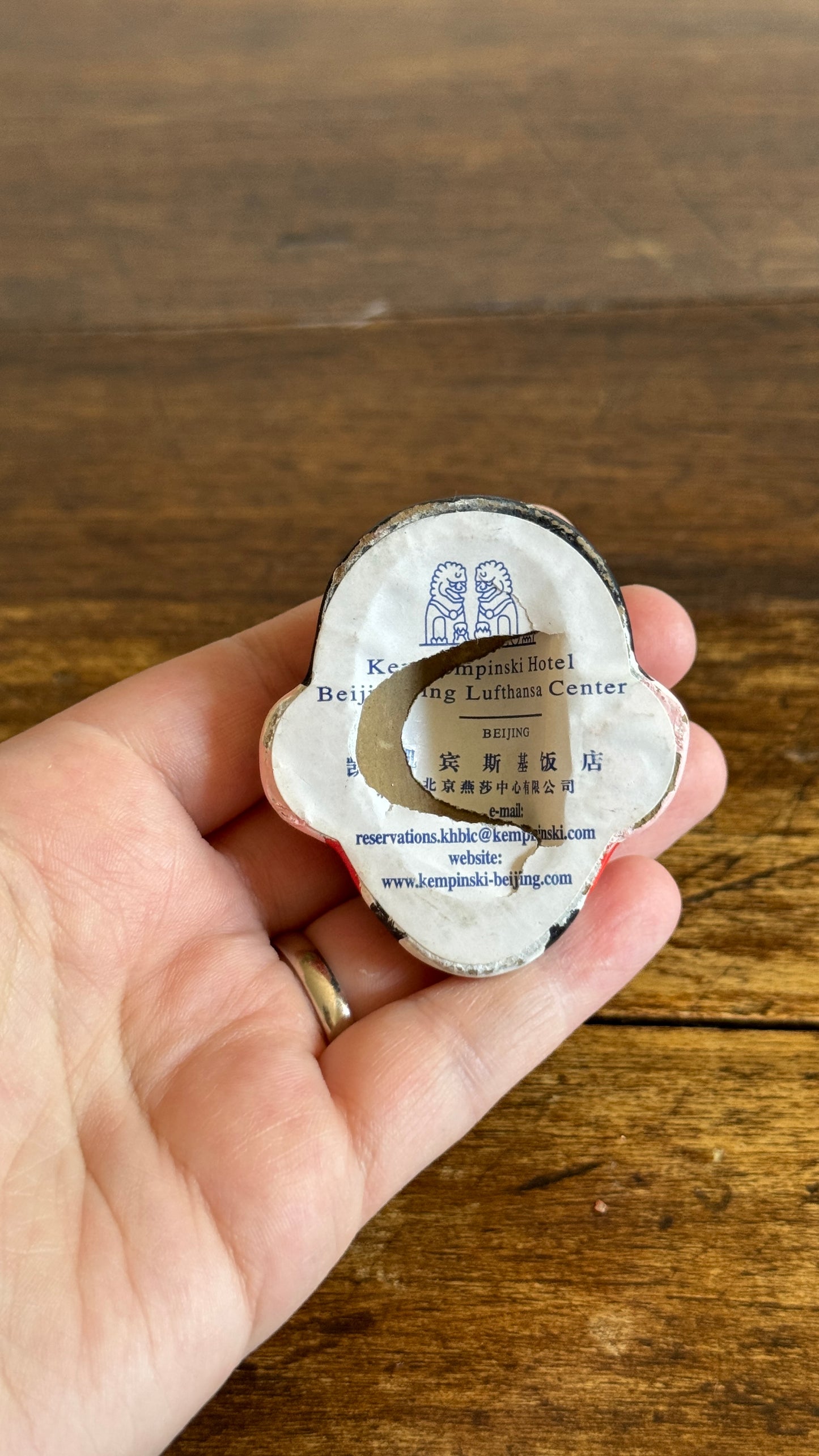 Vintage Hand Painted Beijing Opera Clay Miniature Masks - Made in China