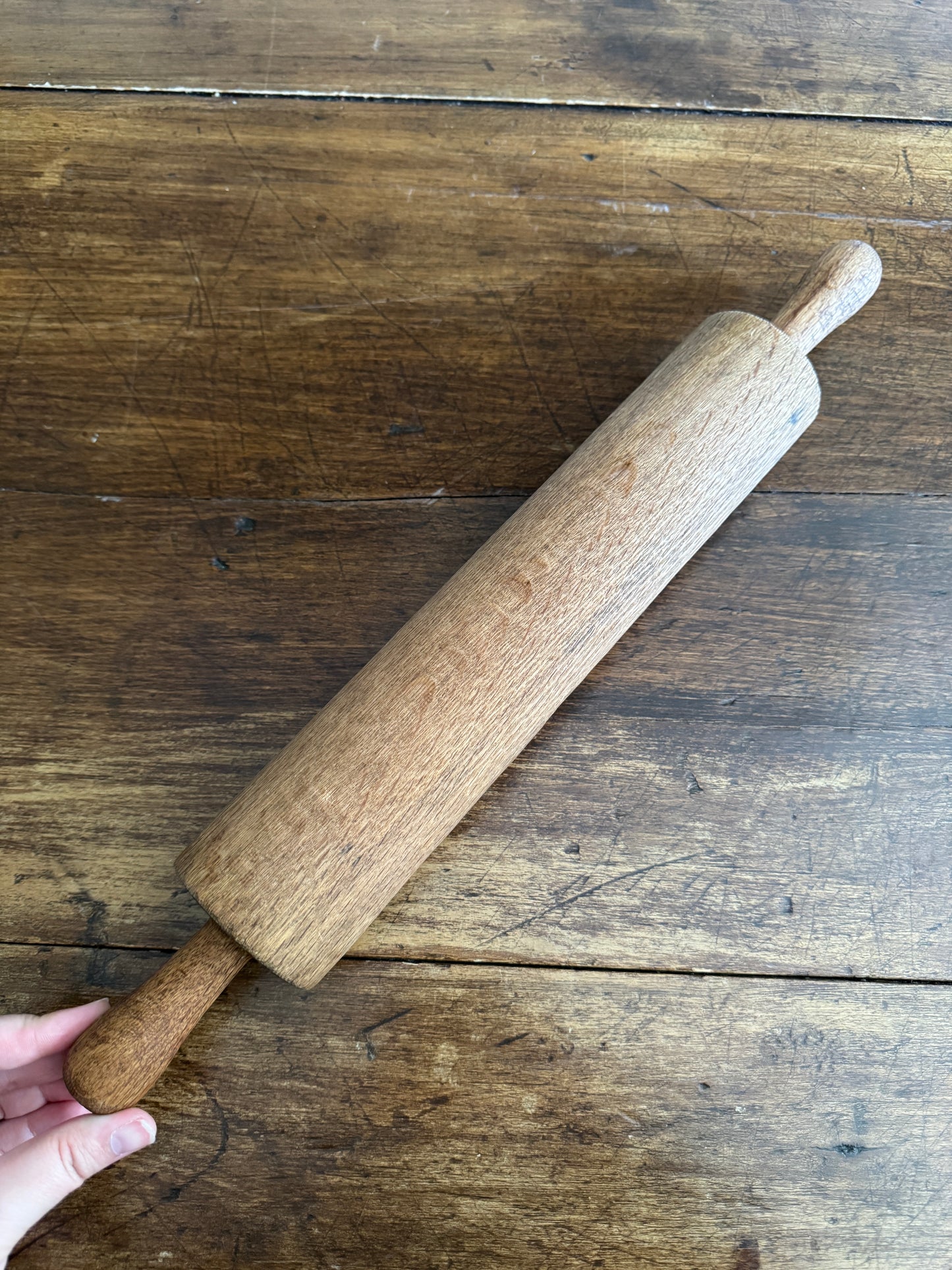 Extra Large Wood Rolling Pin - Rustic Wood Rolling Pin