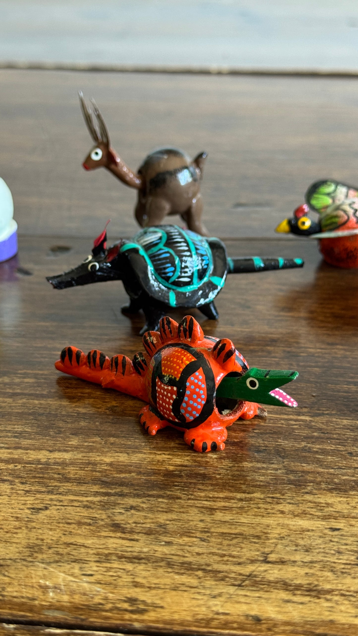 Mixed Lot of Painted Mini Bobble Head Animals