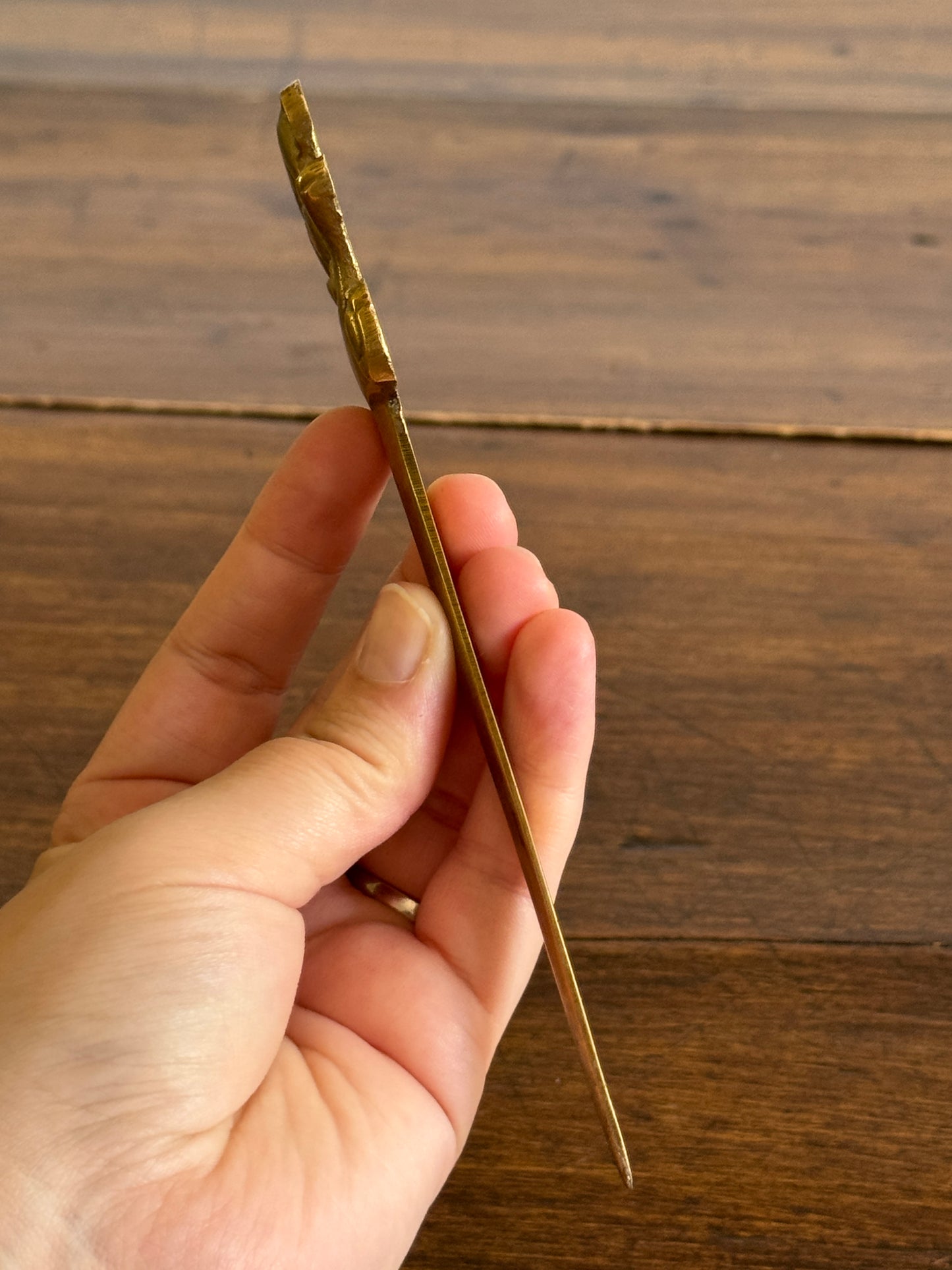 Vintage Brass Bear Letter Opener