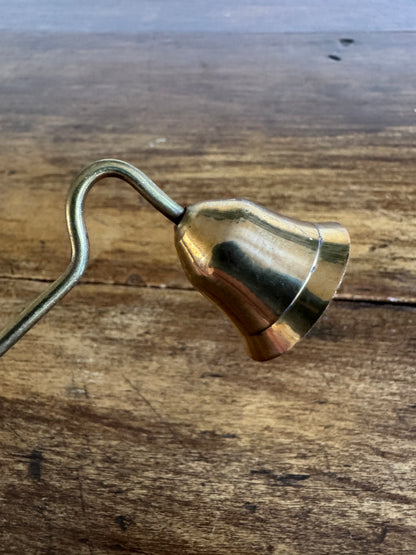 Miniature Brass Snuffer with Simple Twist Handle - A