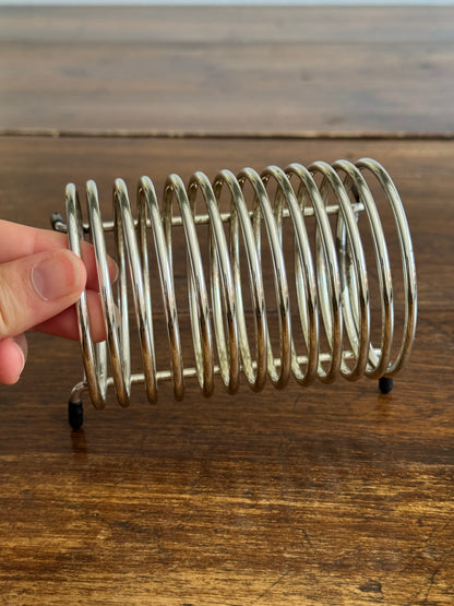 Vintage Coil Letter Holder with Rubber Feet