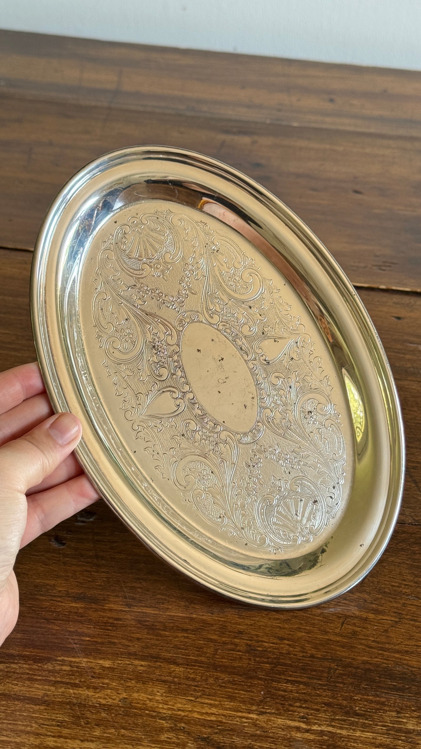 Small Oval Silver Trinket Dish - Silverware Products