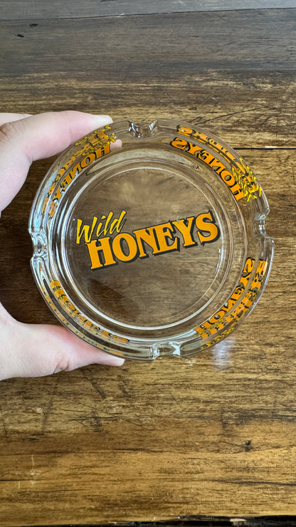 Wild Honeys Glass Ashtray