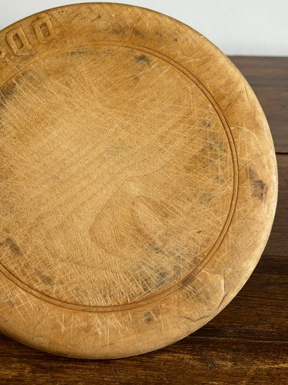 Vintage English Wood Bread Board - Wooden Cutting Board