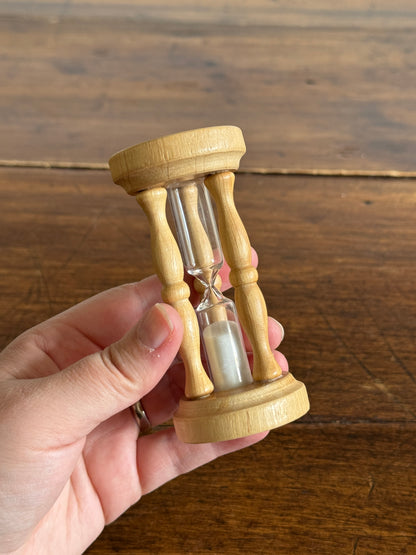 Wood and Glass Game Timer - Made in Belgium