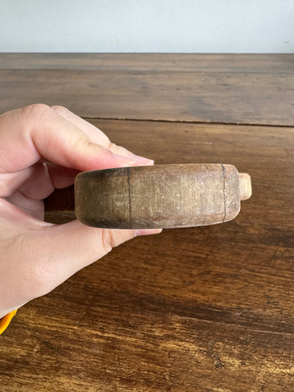 Small Wood Cutting Board with Heavy Wear/Cut Marks