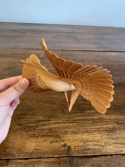 Layered Wood Bird Decoration Standing or String Hanger