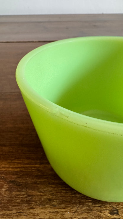 Vintage Jadeite Green Glass Dish by McKee - Glows