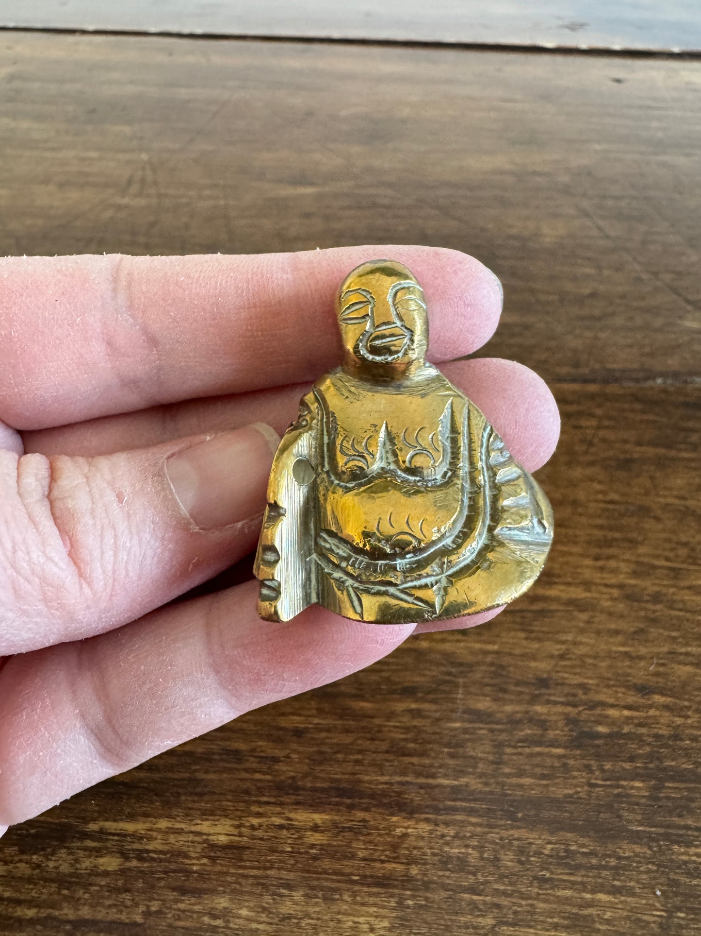 Vintage Miniature Buddah Statue Figurine