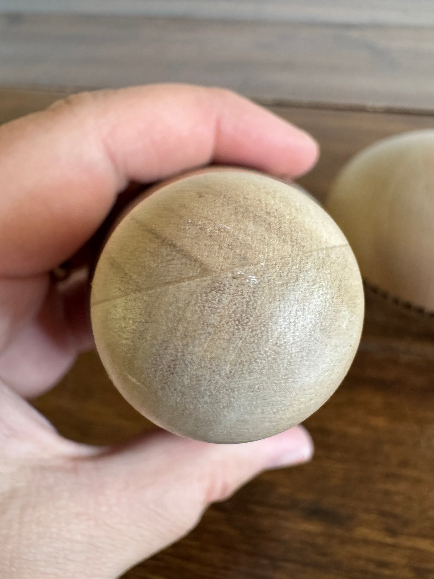 IKEA DVÄRGTALL Wooden Doll Pair