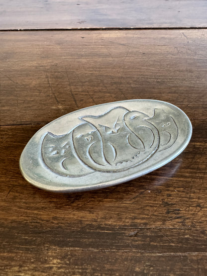 Vintage Aluminium Hoselton Owl Tray
