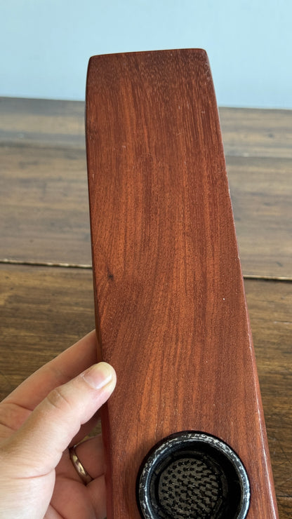 Simple Wooden Ikebana Pin Frog Vase
