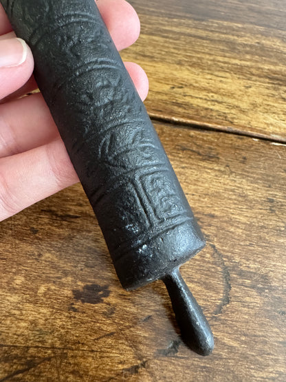 Mini Metal Rolling Pin Wall Hanging