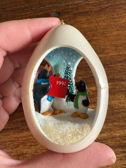 PICK ONE Penguin Ornament by Hallmark Collector's Series 1989, 1990, 1991 or 1992