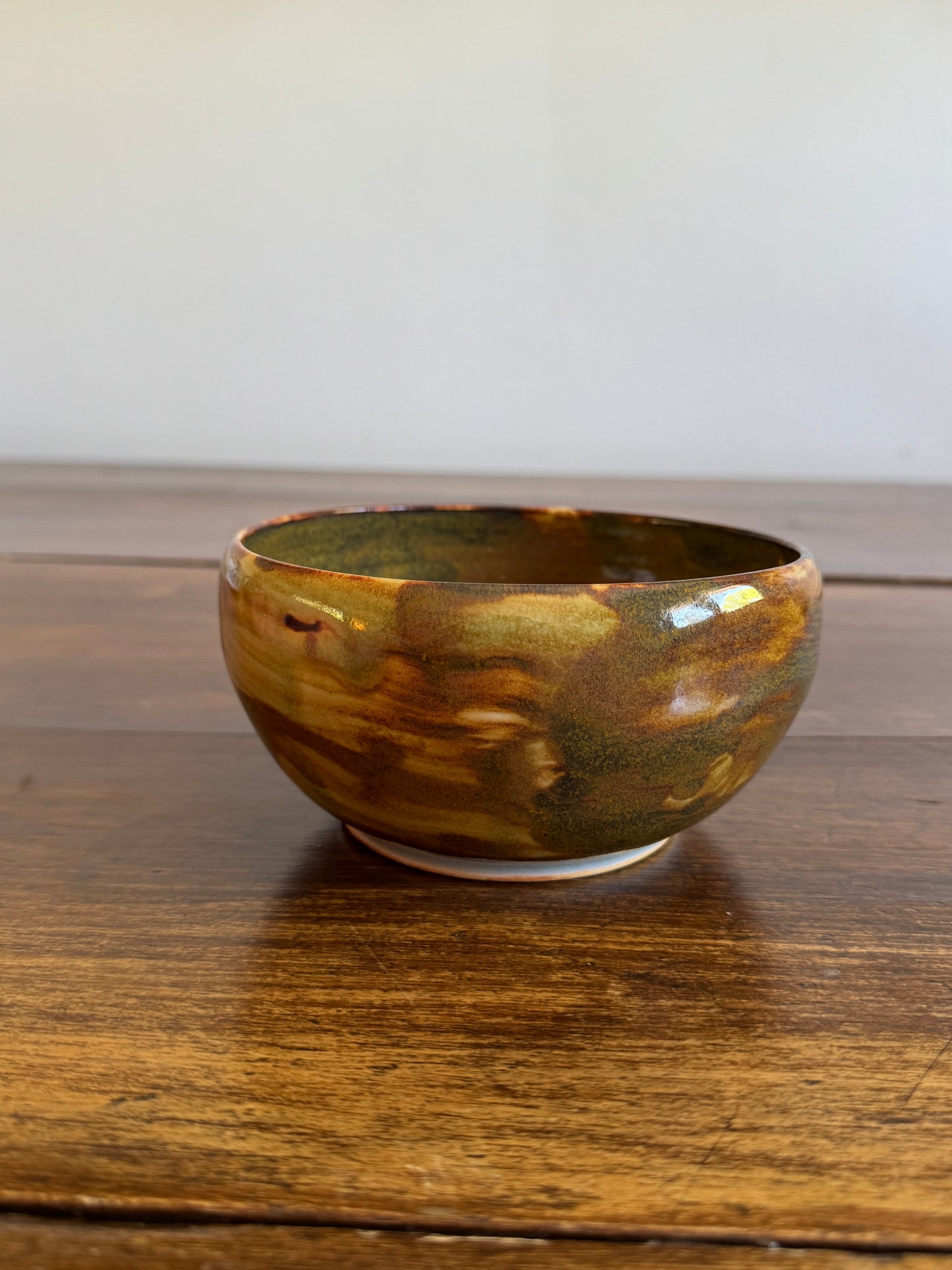 Small Mixed Neutral Coloureed Pottery Bowl
