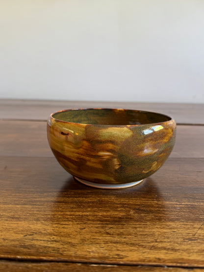 Small Mixed Neutral Coloureed Pottery Bowl