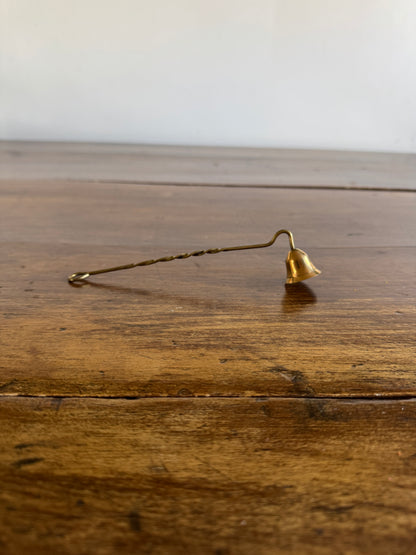 Miniature Brass Snuffer with Simple Twist Handle - A