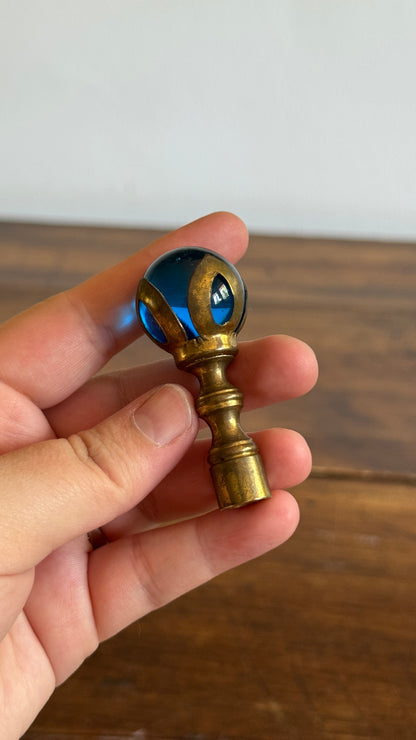 Pick One: Vintage Glass Marble Lamp Finial
