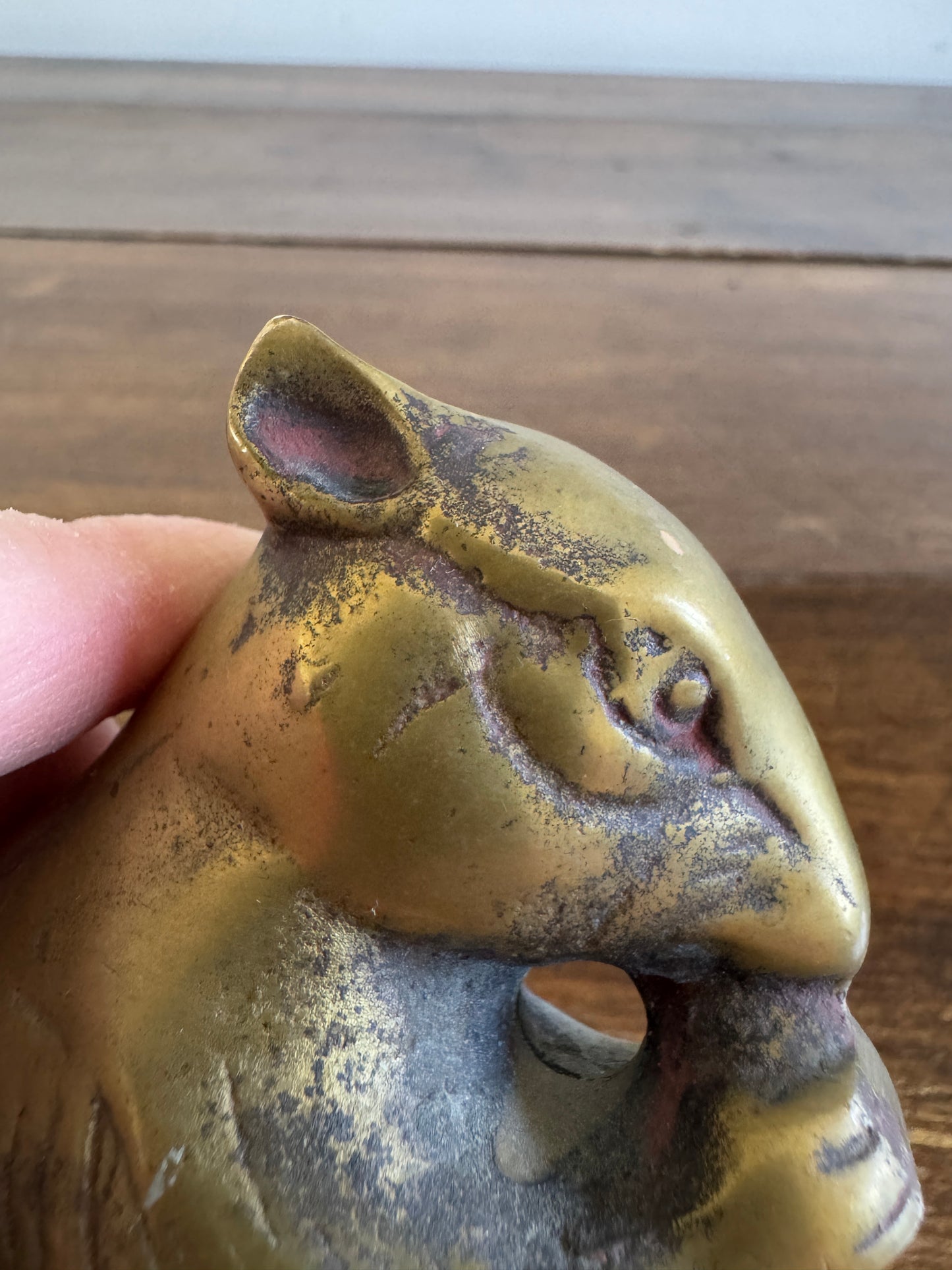 Vintage Brass Squirrel Figurine