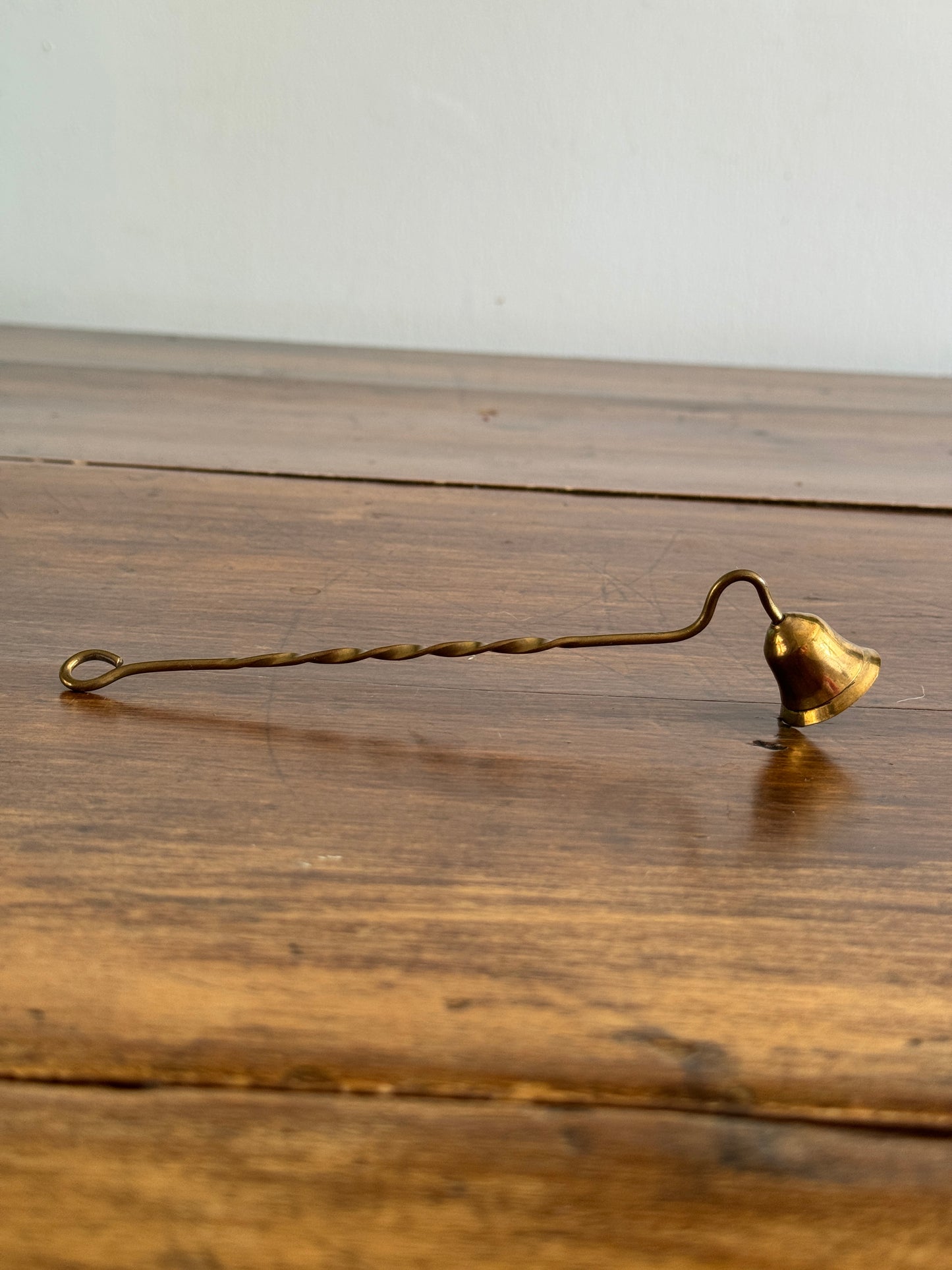 Miniature Brass Snuffer with Simple Twist Handle - B