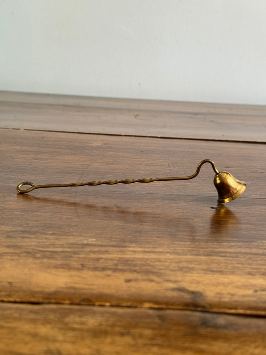 Miniature Brass Snuffer with Simple Twist Handle - B