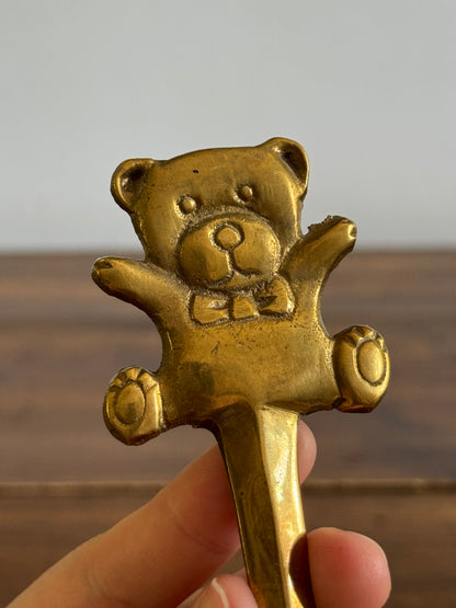 Vintage Brass Bear Letter Opener