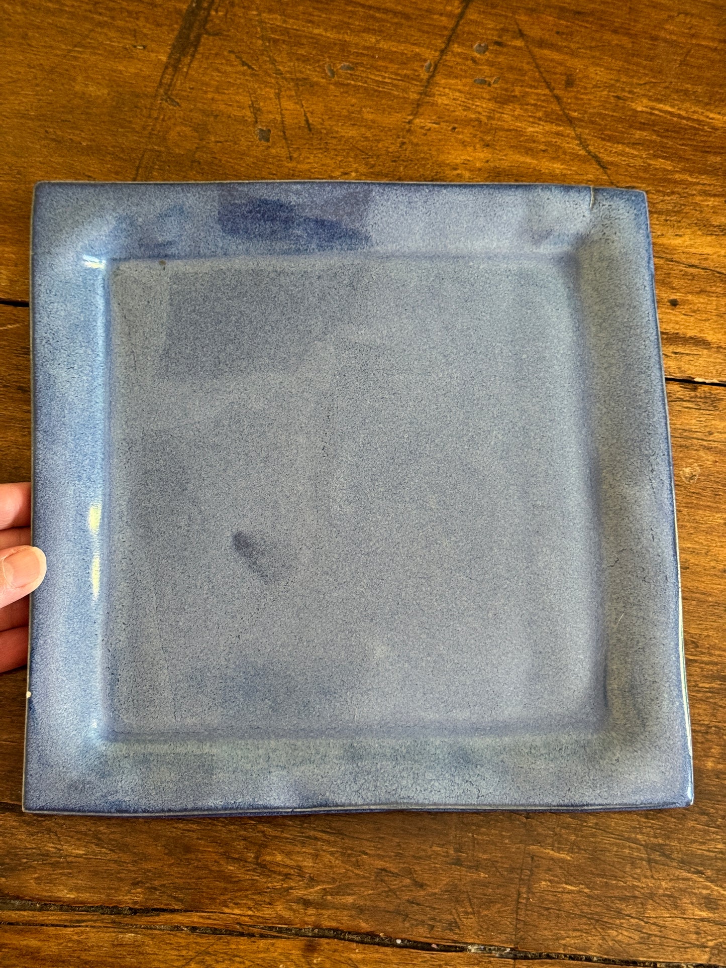 Pick One: Hand Crafted Pottery Mixed Blue Plates