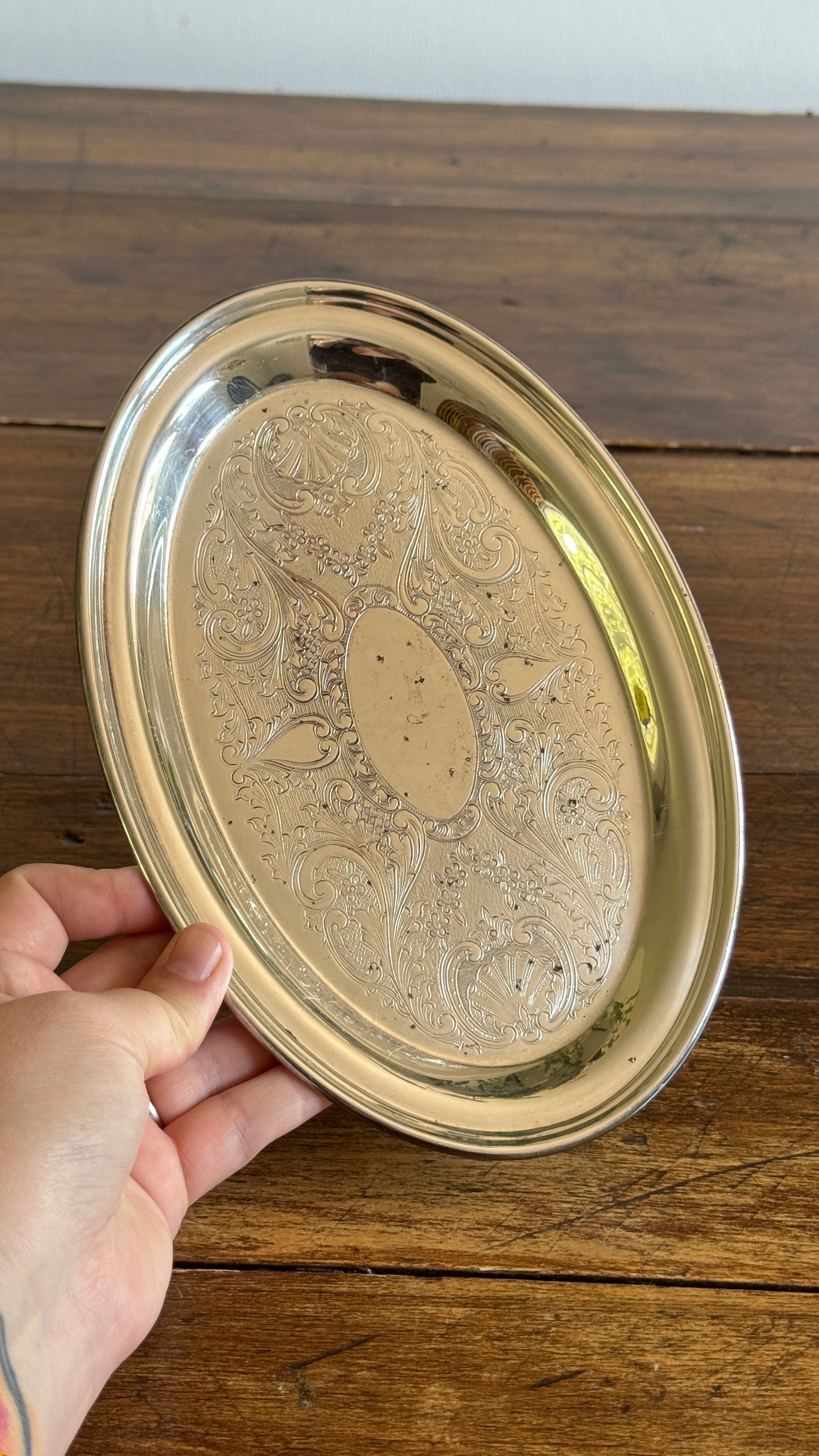 Small Oval Silver Trinket Dish - Silverware Products