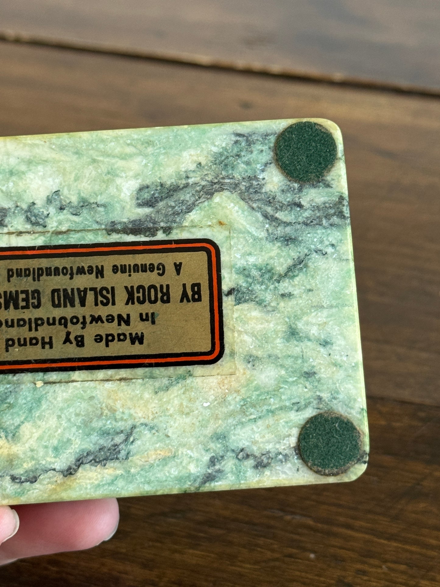 Hand Crafted Newfoundland Stone Holder