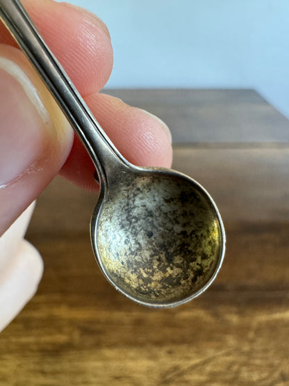 Miniature Gorham Sterling Silver Spoon Pin Brooch with Engraving