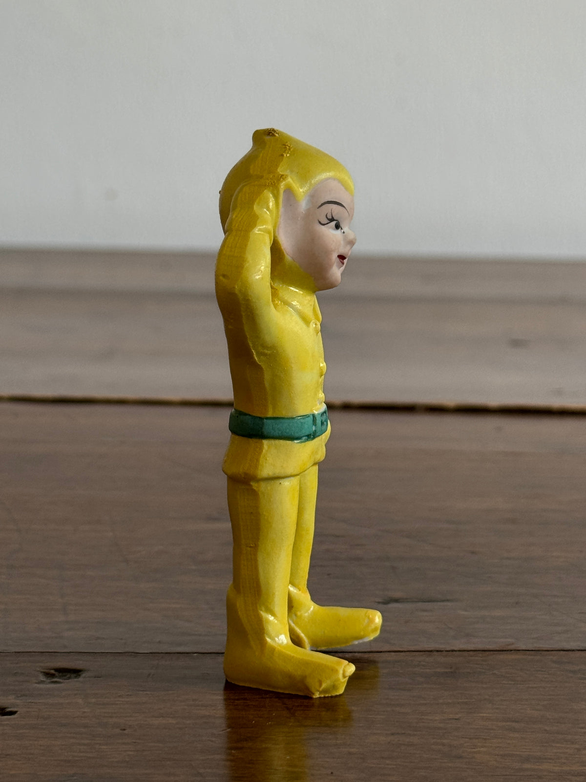 Vintage Cheery Yellow Pixie Elf Figurine