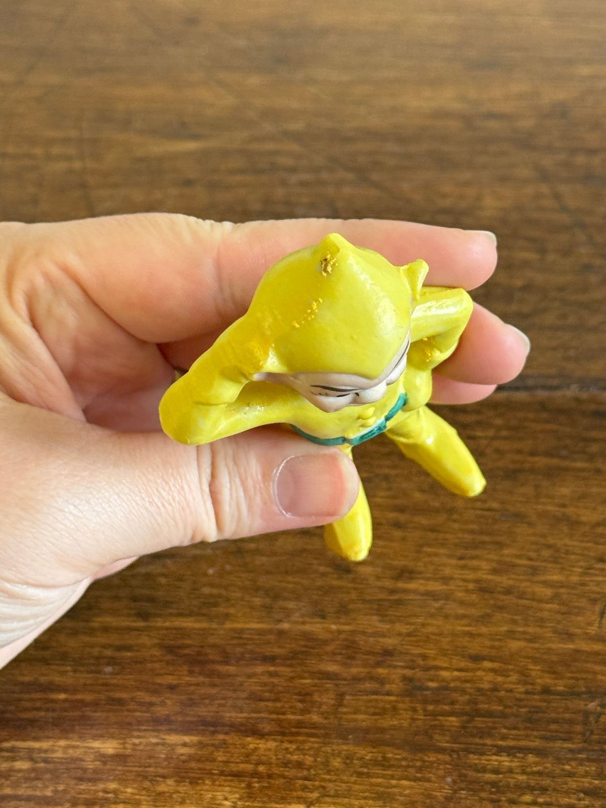 Vintage Cheery Yellow Pixie Elf Figurine