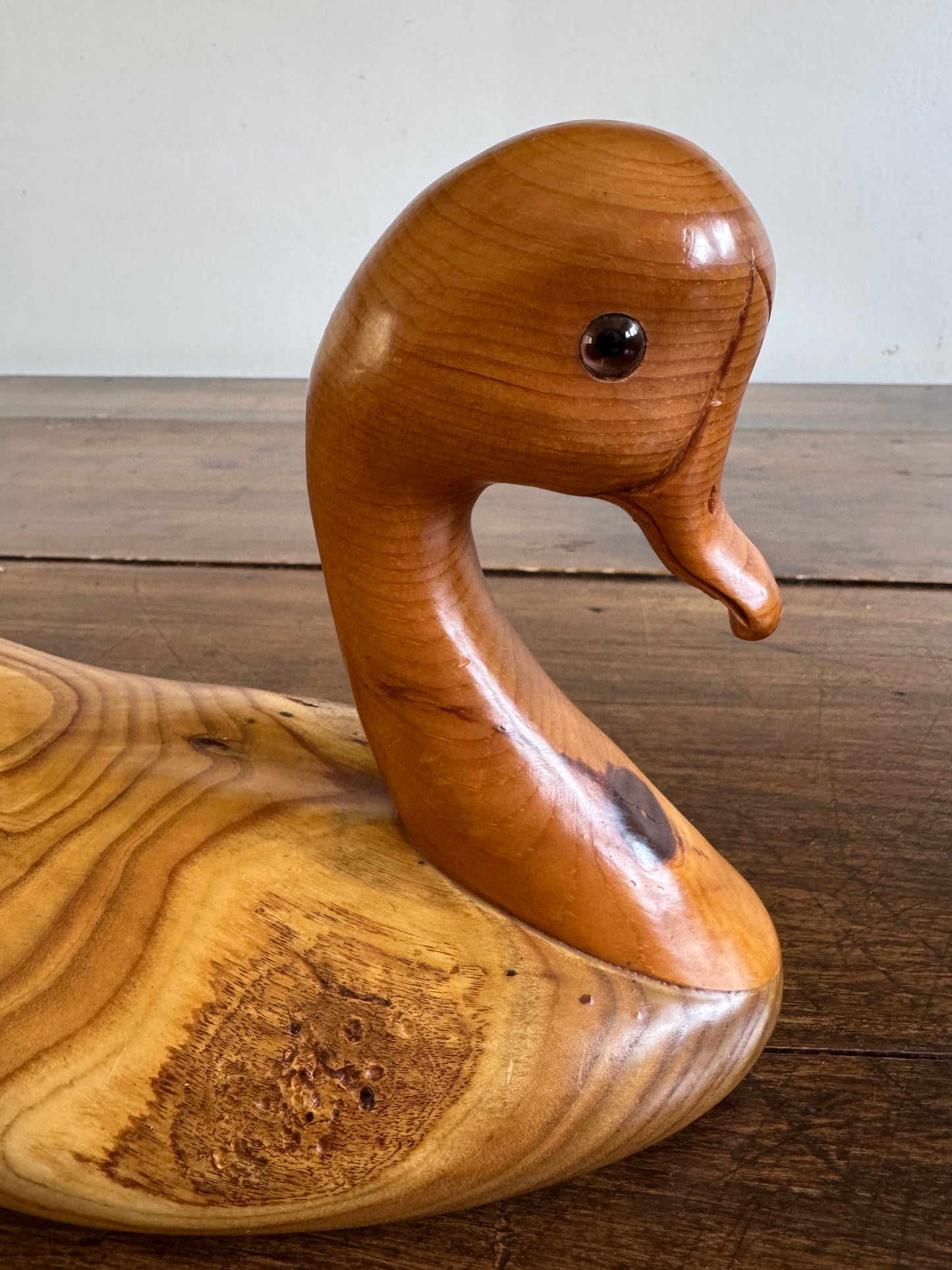 Vintage Wood Duck Decoy by Noble A. Needham - #930 Old Squaw Duck