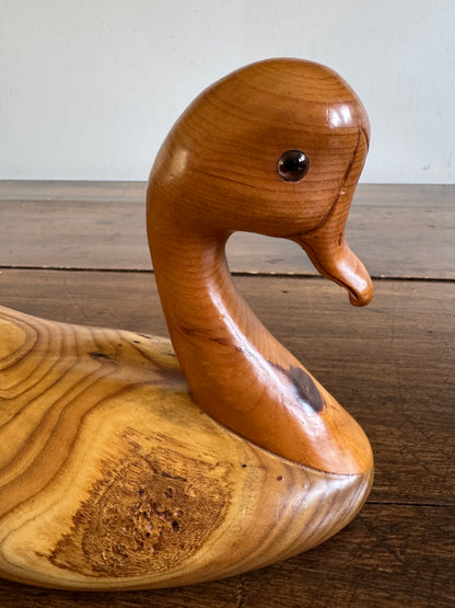 Vintage Wood Duck Decoy by Noble A. Needham - #930 Old Squaw Duck