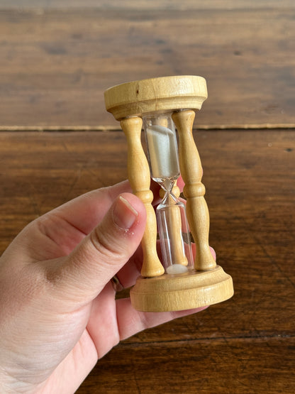 Wood and Glass Game Timer - Made in Belgium