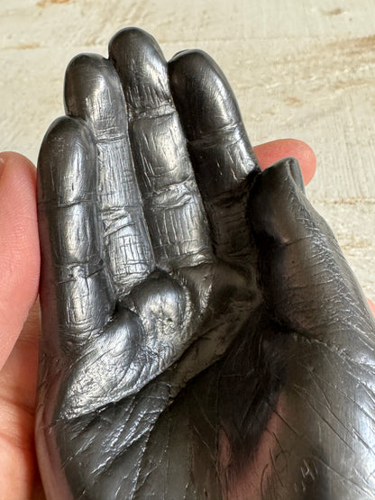 2004 Vintage Graphite Writing Hang - Open Hand Graphic Sculpture by Batle Studio