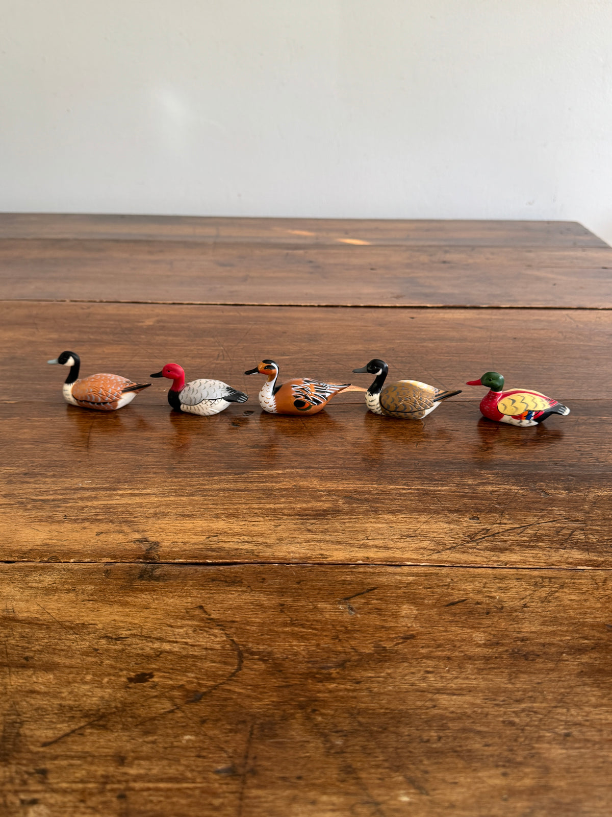 PICK ONE: Single Vintage Miniature/Small Plastic Duck or Goose Figurine
