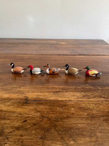 PICK ONE: Single Vintage Miniature/Small Plastic Duck or Goose Figurine