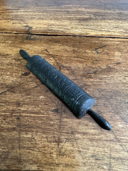 Mini Metal Rolling Pin Wall Hanging