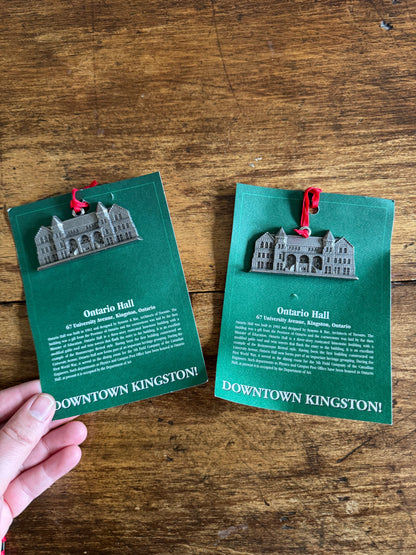 PICK ONE: Kingston Pewter Ornaments of Local Landmarks
