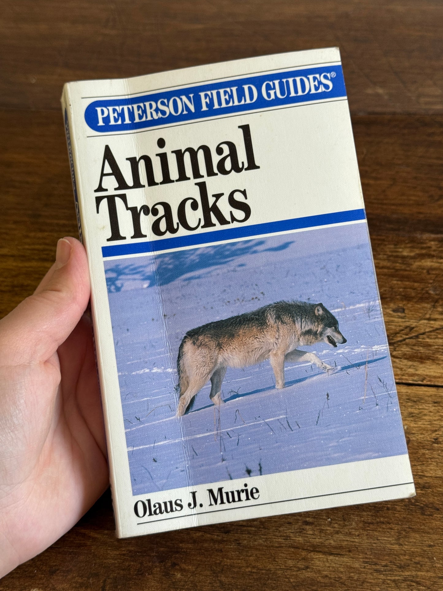 Peterson Field Guide Animal Tracks Guide Book by Olaus J. Murie - Second Edition Printed USA