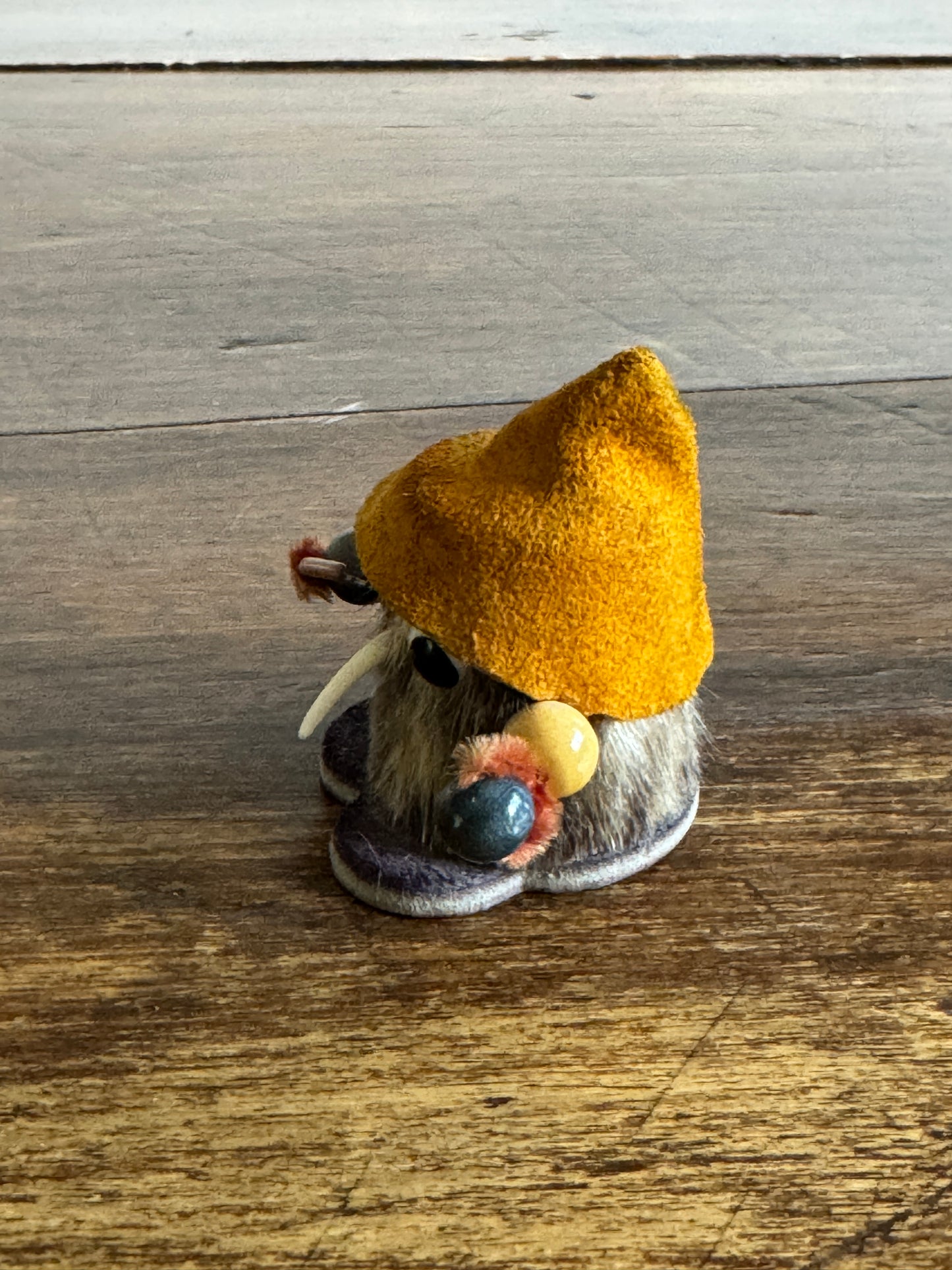 Fur Critter with Saw Mini Wood Figurine
