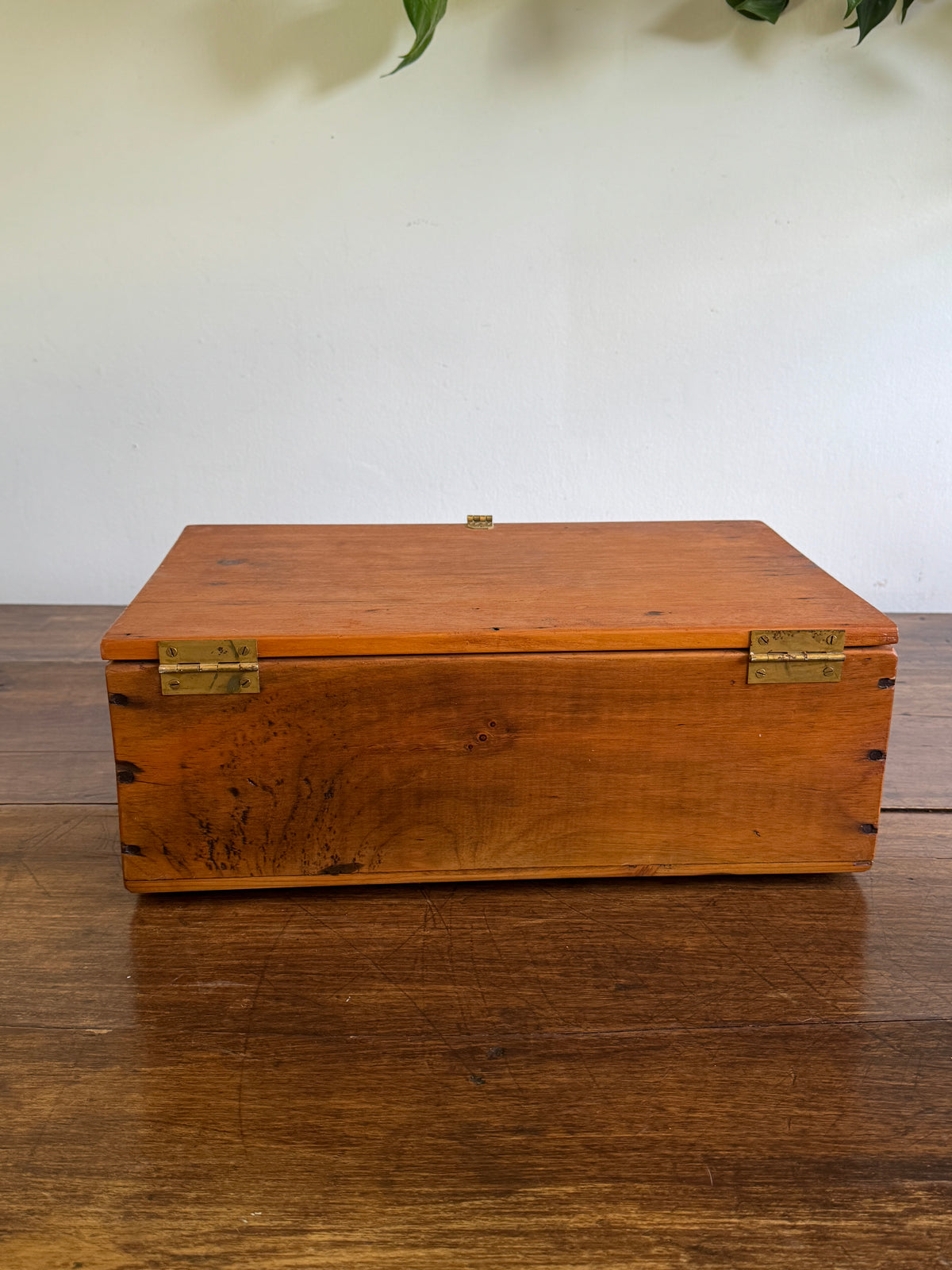 Vintage Repurposed Explosives Crate Storage Box with Key Lock